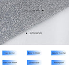 RENLITONG Silver Glitter Heat Transfer Vinyl - Image 3