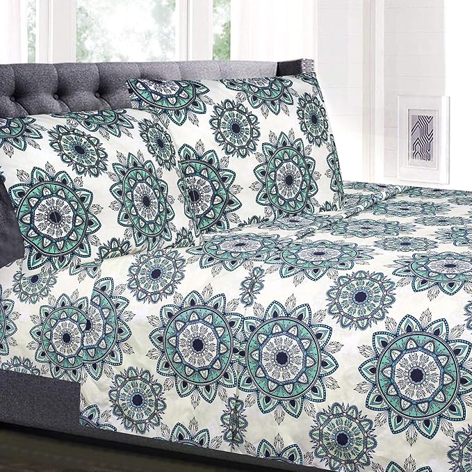 Queen Size Bed Sheets by SweetHomeCollection