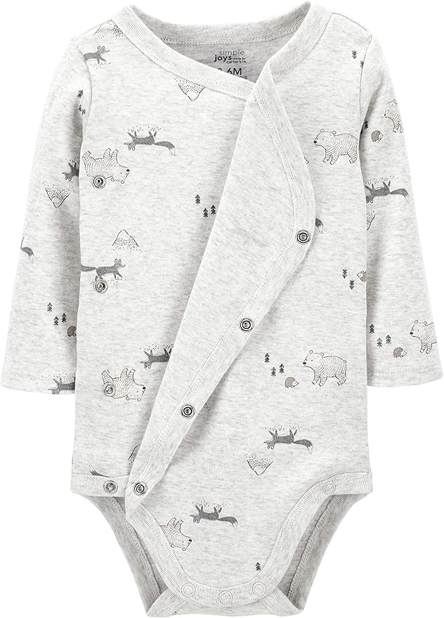Simple Joys by Carter's unisex-baby 4-pack Side Snap Bodysuit