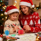 DIY 3D Christmas Wood Crafts to Paint, Unfinished Wooden Table Decorations - Image 6