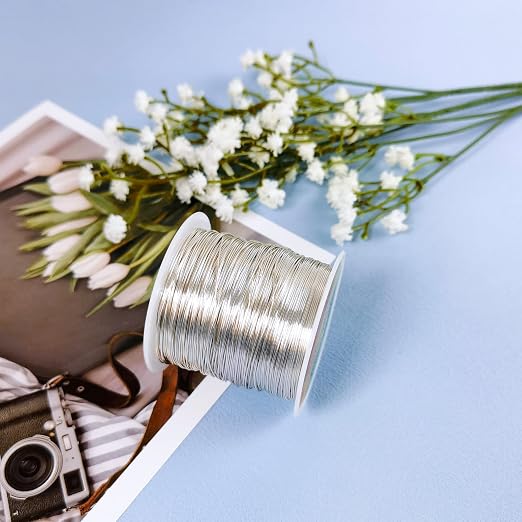 203 Feet Tarnish Resistant Copper Wires 24 Gauge/0.5mm Jewelry Craft Wires - Image 8