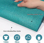 WRAPXPERT Teal Glitter HTV, Holographic Glitter Heat Transfer Vinyl Roll - Image 2