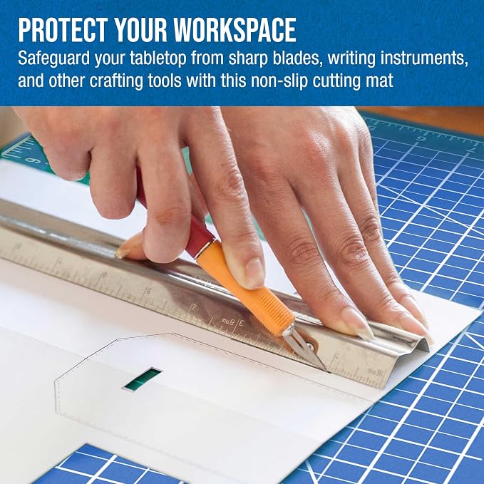 U.S. Art Supply 12" x 18" Self-Healing Cutting Mat 5-Ply - Image 6