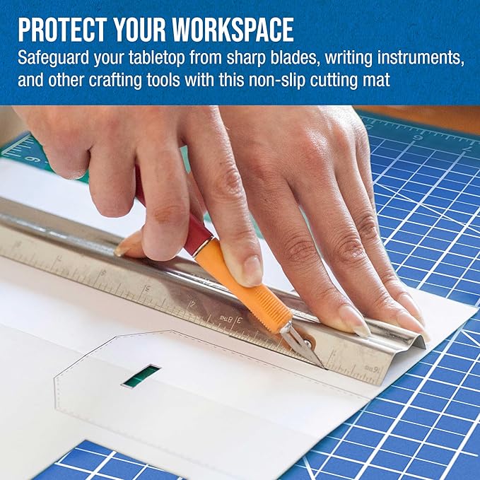 U.S. Art Supply 18" x 24" Self-Healing Cutting Mat 5-Ply - Image 6