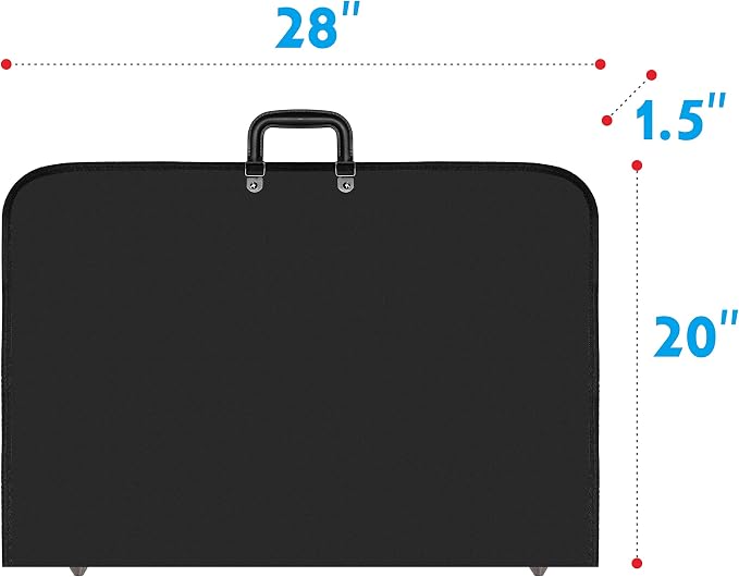 Vantasii Black Art Portfolio Case - Image 5