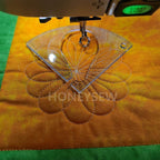 HONEYSEW Free Motion Quilting Template Sewing Ruler Templates by HONEYSEW