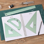 Mr. Pen- Metal Geometry Kit, 4 Pack, 45° & 30°/60° Set Squares | 6" Protractor - Image 7