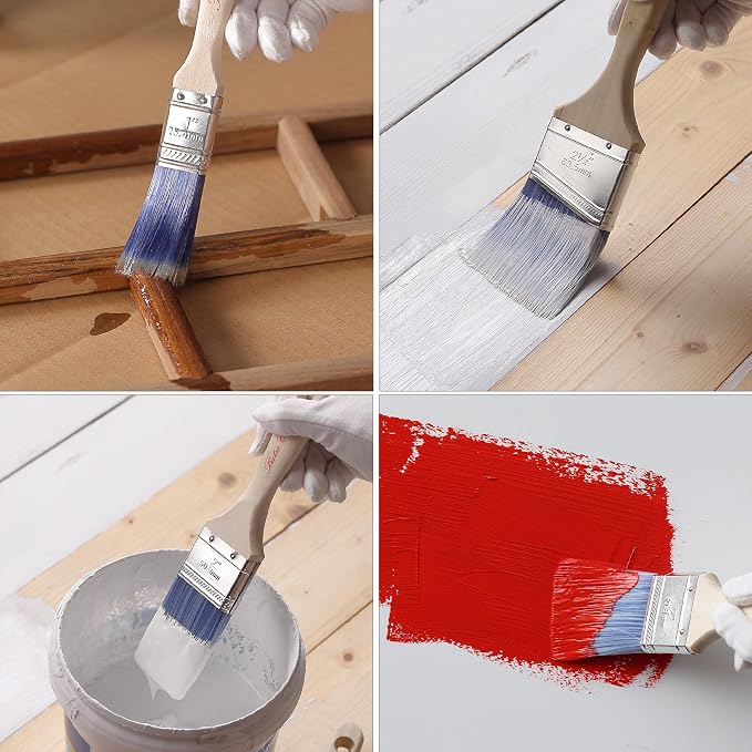 Bates Angle Paint Brushes, 6 Pack - Image 6
