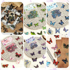 COMNICO 240PCS Butterfly Stickers, PET Waterproof Transparent Colorful Decals - Image 6