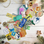 Prstincol 300 Pcs Vintage Travel Stickers Ticket Stickers - Image 8
