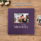 potricher 12 x 12 Inch DIY Scrapbook Album 40 Pages Hardcover Kraft Paper Scrap - Image 2