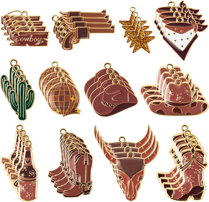 Western Cowgirl Charms Pendants by X1zuue