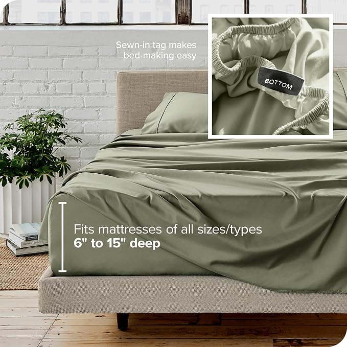 Bare Home Queen Sheet Set - Image 5