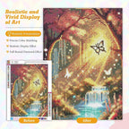 Landscape Diamond Art Kits for Adults Beginners 12x16 in, DIY Craft Gift | - Image 4