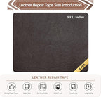 KING MOUNTAIN Leather Repair Patch, 2 Packs 9 x 11 Inches self Adhesive Leather - Image 4