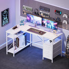 Huuger L Shaped Office Desk - Image 8