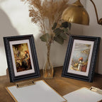 eletecpro 5x7 Vintage Picture Frame, Glass Cover, Horizontal or Vertical - Image 6