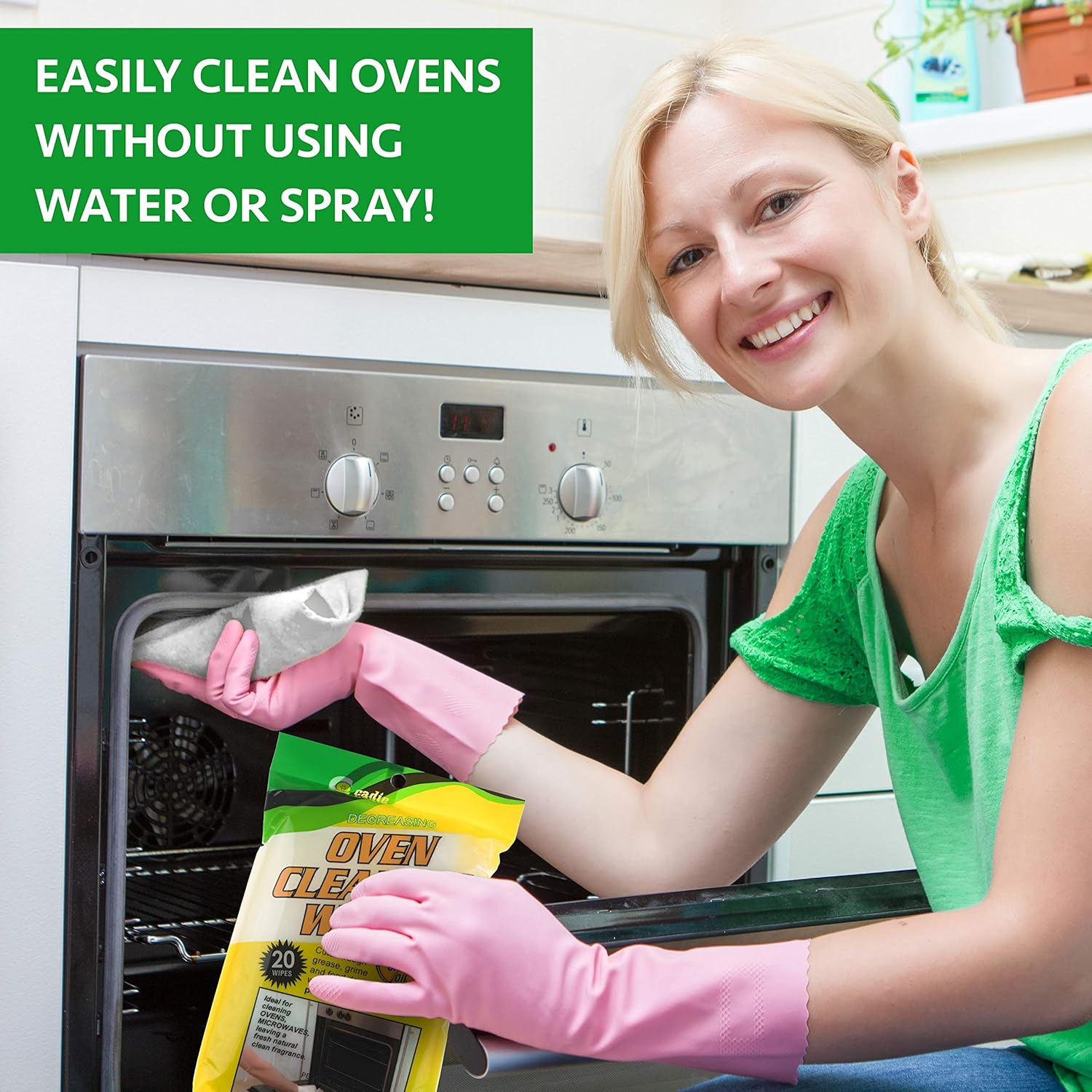 Cadie Degreasing Oven Cleaning Wipes 20 Wipes