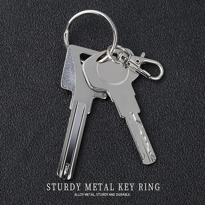 LEOBRO 100PCS Keychain Clip and Key Ring, Lobster Claw Clasps, Key Chain Rings - Image 6