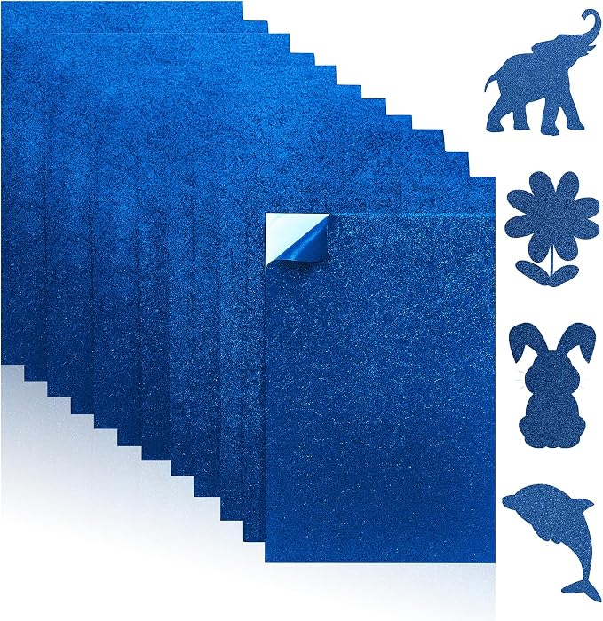 Self-Adhesive Glitter EVA Foam Sheets by Unknown