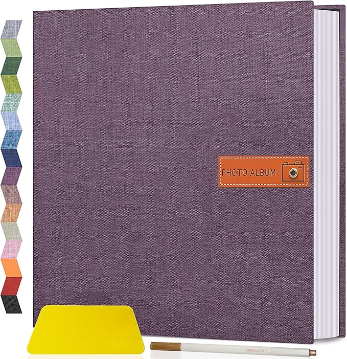 Popotop Large Photo Album Self Adhesive 4x6 5x7 8x10 Scrapbook Album DIY by Popotop
