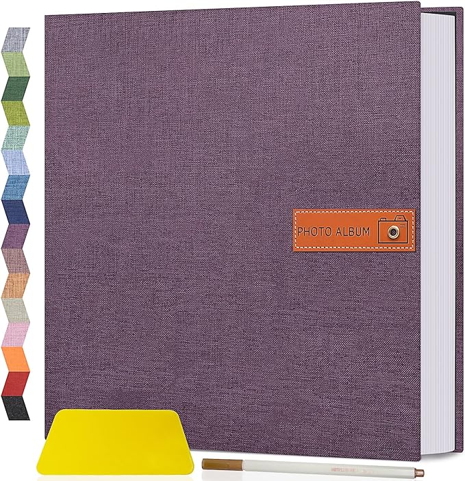 Popotop Large Photo Album Self Adhesive 4x6 5x7 8x10 Scrapbook Album DIY by Popotop