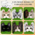 Seenelling DIY Therian Mask Kit Blank Cat Mask - Image 4