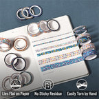 Mr. Pen- Washi Tape Set, 21 Rolls, 5 Yards/Roll | Washi Tape - Image 5