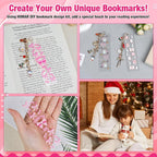 253 Pcs Bow Acrylic Bookmark Blanks Thicken 15 DIY Bookmark Making 17 Bow UV - Image 6