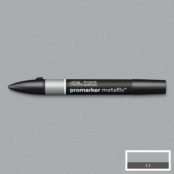 Winsor & Newton ProMarker, Metallic Silver - Image 4