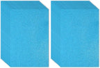 PATIKIL Light Blue Shiny EVA Glitter Foam Sheet 16x12 Inch 2mm Thick by PATIKIL