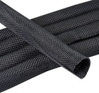 Automotive Wire Sheathing Split Wire Loom Braided Mesh Woven Cable Sleeve by Sunnarepoon