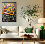 Diamond Paintings Kits for Beginners, Colorful Sun Flower Diamond Art Kits for - Image 4