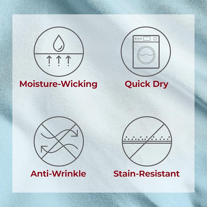 Mellanni Split King Sheets Set - Image 6