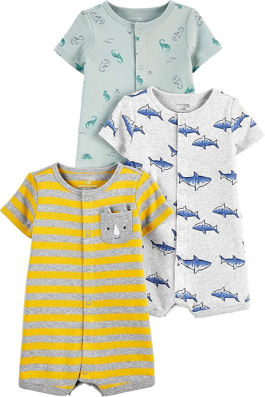 Simple Joys by Carter's Baby 3-Pack Snap-up Rompers