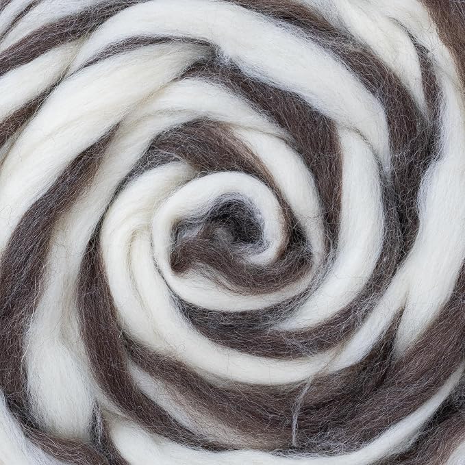 Kondoos Natural Wool roving, 2 OZ. Best Wool - Image 5