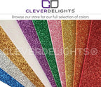 10 Pack - CleverDelights 8" x 12" Glitter Foam Sheets - Assorted Colors - Large - Image 9