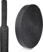 Heat Shrink Wire Loom 2:1 Shrinkable Braided Cable Sleeve 3/8 Inch ID-88ft by BuyUneed