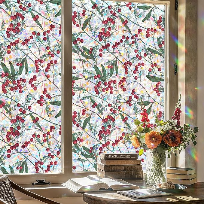 ADD.HERES Window Privacy Film, Stained Glass Decorative Static Cling, Removable - Image 4