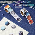 Lincia 500 Pcs Solar System Stickers Bulk Educational Planets Roll Space - Image 7