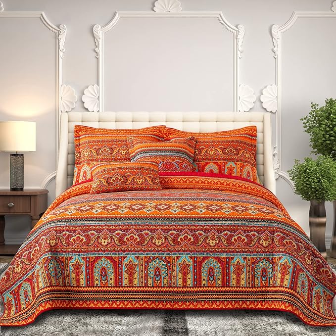 BEDIFANY Cotton California King Quilt Set by BEDIFANY