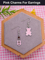 Silver-Tone Enamel Charms Set for DIY Jewelry Making - Image 5