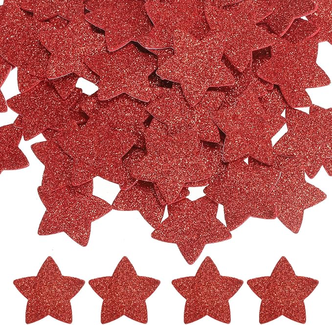 PATIKIL 1.4"x1.4" Star Foam Stickers by PATIKIL