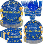 168Pcs Work Anniversary Party Supplies by Greencian