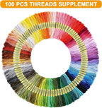 INSCRAFT Embroidery Floss Kit, 364 Pack Embroidery Cross Stitch Kit - Image 3