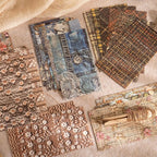 180 Sheets Vintage Fabric Texture Scrapbook Paper, 3.1x5.5 Aesthetic Lace & - Image 5
