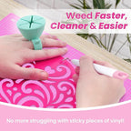 tweexy Craft Vinyl Weeding Scrap Collector Ring | Weeding Tools - Image 3