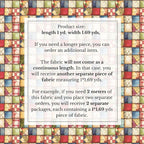 100% Cotton Fabric by the Yard – Turkish Quality Quilting & Sewing Fabric - Image 4
