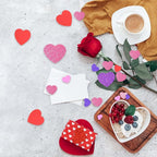 Gift Boutique Foam Heart Stickers 360 Pack Glitter & Matte Self Adhesive EVA - Image 7