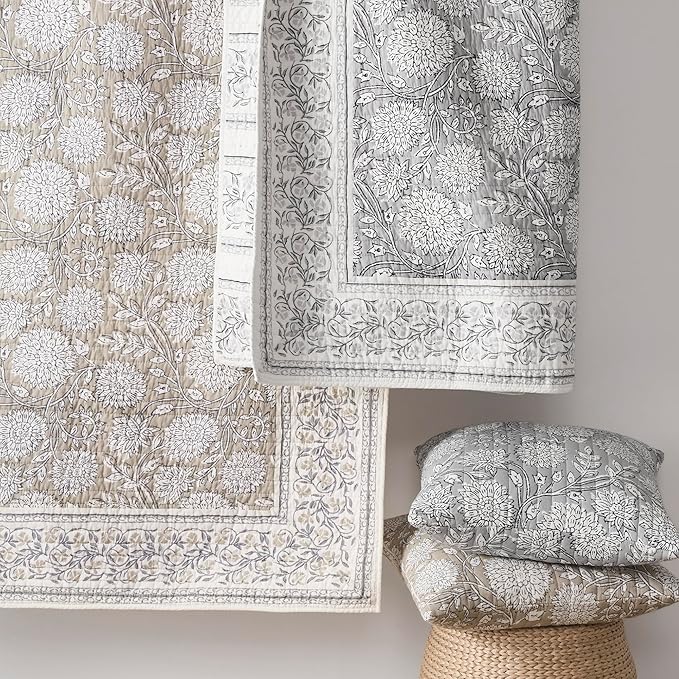 Levtex Home Adare Grey Reversible King/Cal King Quilt Set - Image 6